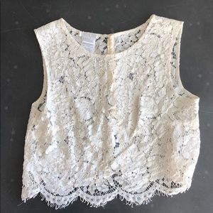Jenny Yoo lace crop top